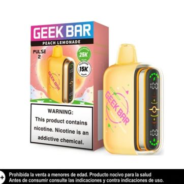 Imagen del producto Geek Bar Pulse 2 Peach Lemonade 25.000 Puffs