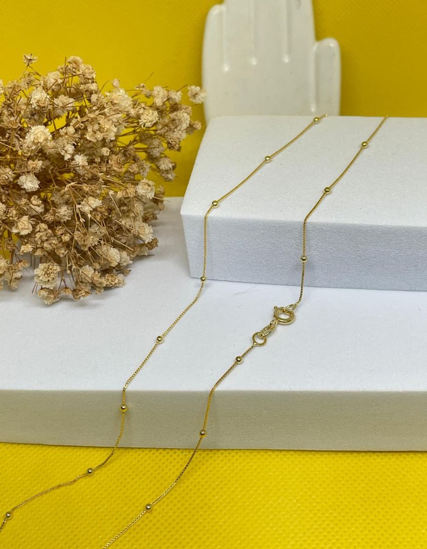 Cadena veneciana de balines de 50cm