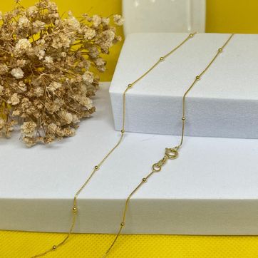 Cadena veneciana de balines de 50cm - imagen 1