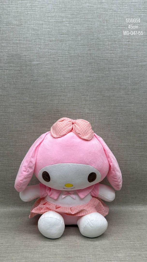MY MELODY VESTIDO Y MOÑO (45CM)