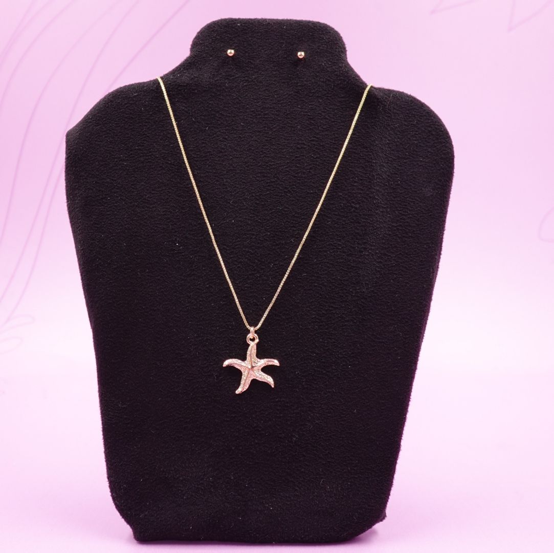 CADENA ESTRELLA DE MAR + TOPO - CL68