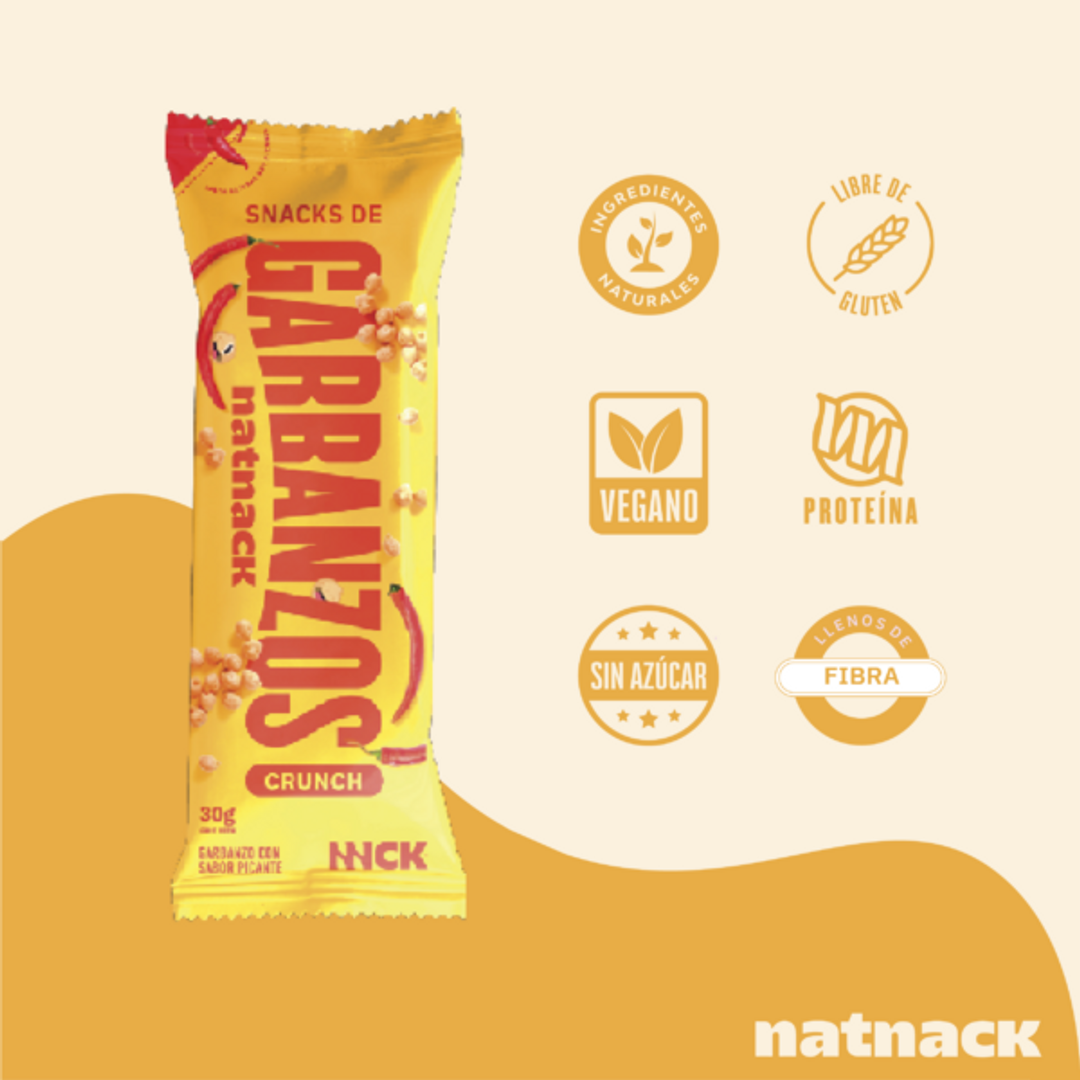 GARBANZOS NATNACK CRUNCH*30G