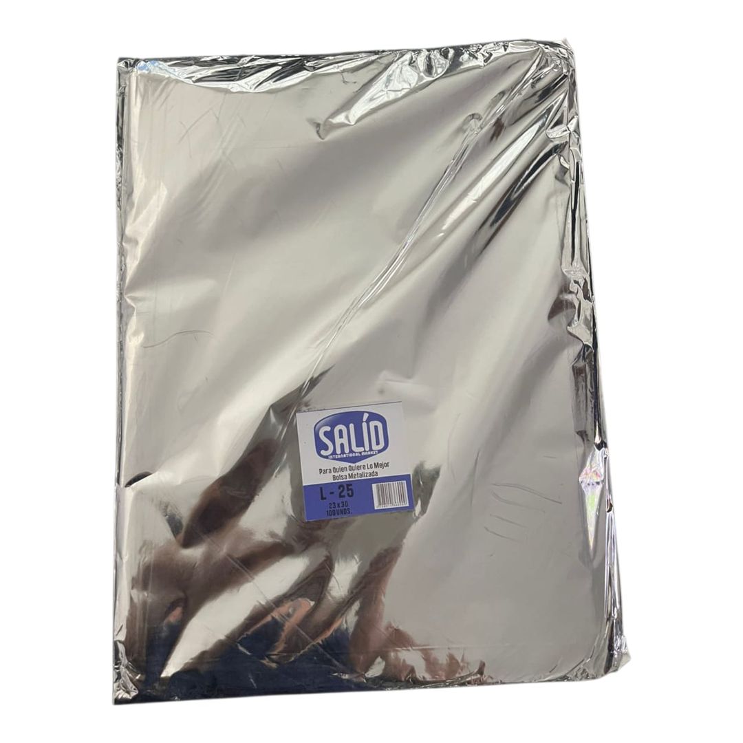 J. BOLSA METALIZADA L25 X 100 UND 