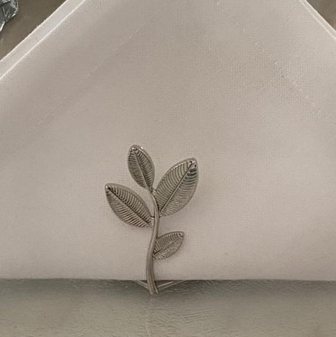 Servilletero Plateado