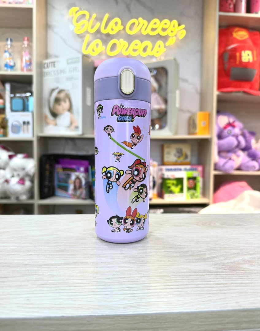TERMO ACERO CHICAS SÚPER PODRROSAS