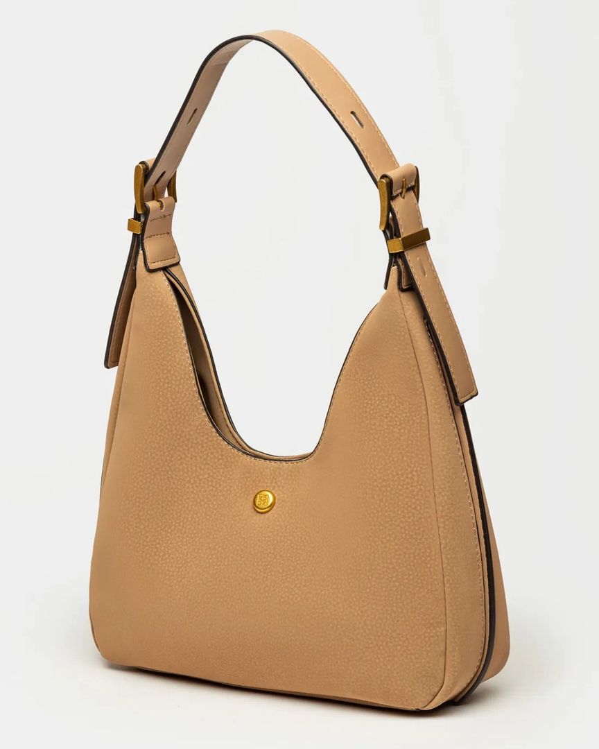 CARTERA AL HOMBRO RAW TAUPE