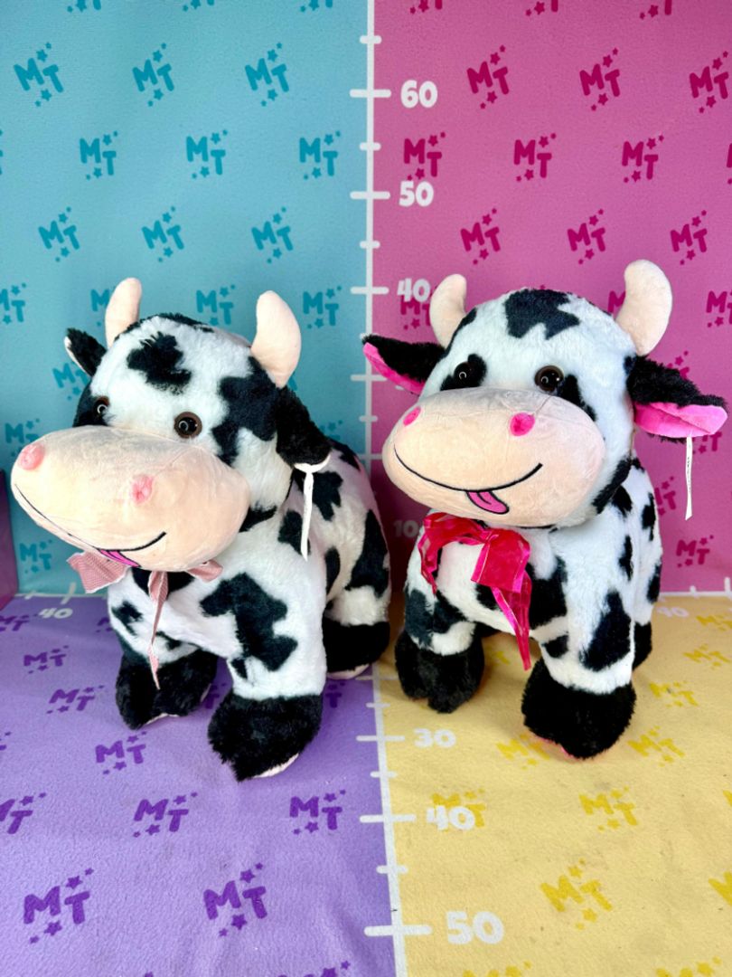 Vaca 4 patas cinta Rosa/Fucsia 40cm JB