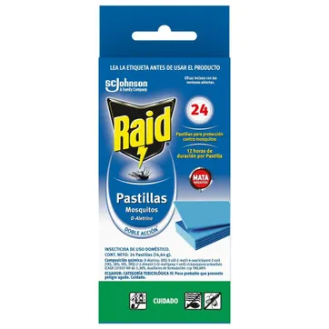 Imagen del producto RAID PASTILLAS RPTO X 24 UND