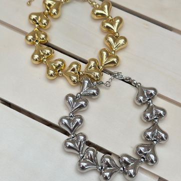 Imagen del producto Pulsera corazón chunky 