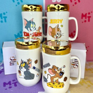 Imagen del producto Mugs tapa espejo "Tom&Jerry"