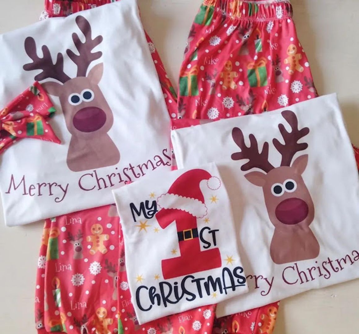 CAMISETA NAVIDEÑA FAMILIA 