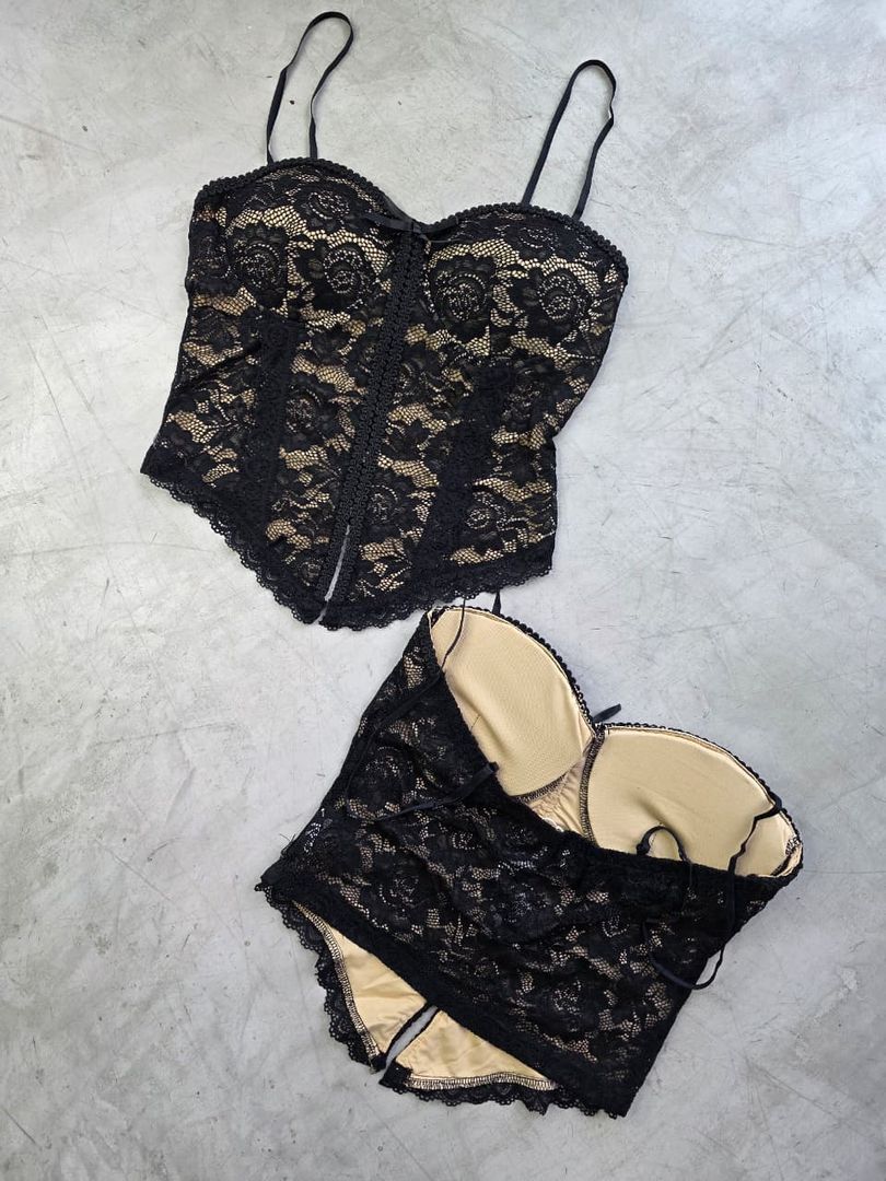 CORSET ENCAJE AMERICANO