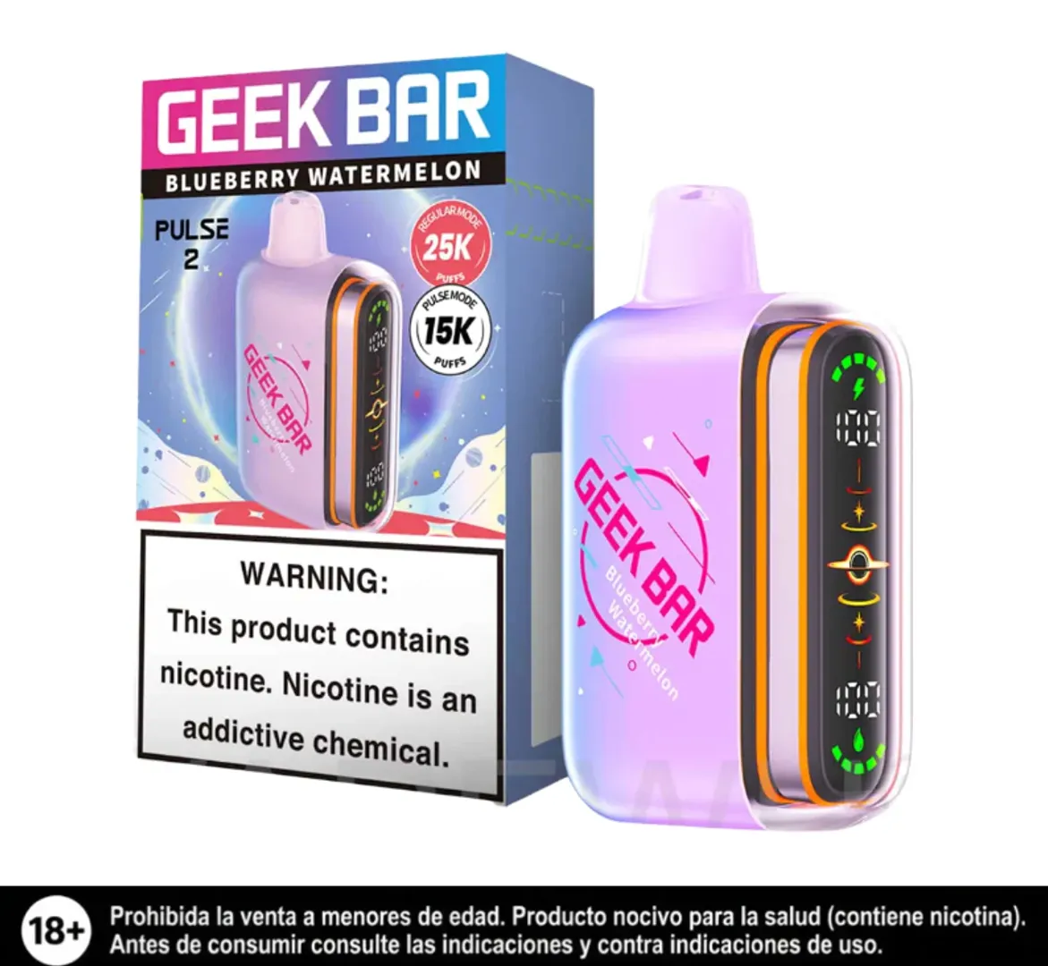 Geek Bar Pulse 2 Blueberry Watermelon 25.000 Puffs