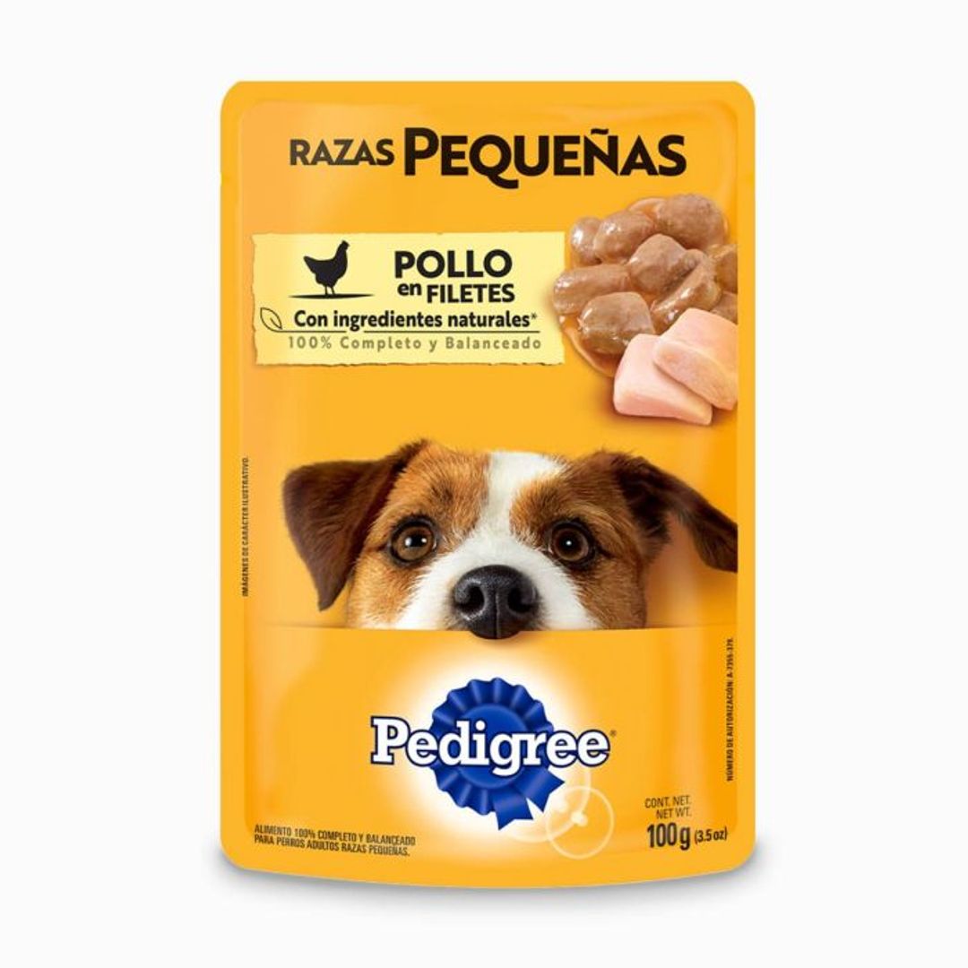 PEDIGREE RAZAS PEQUEÑAS POLLO*100G