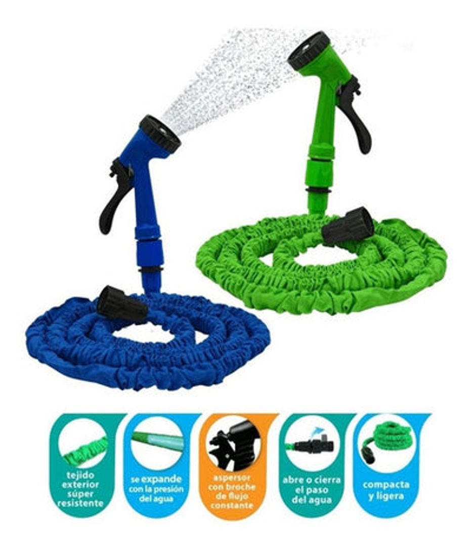 MANGUERA EXPANDIBLE ENCOGIBLE MAGIC HOUSE 15 Metros
