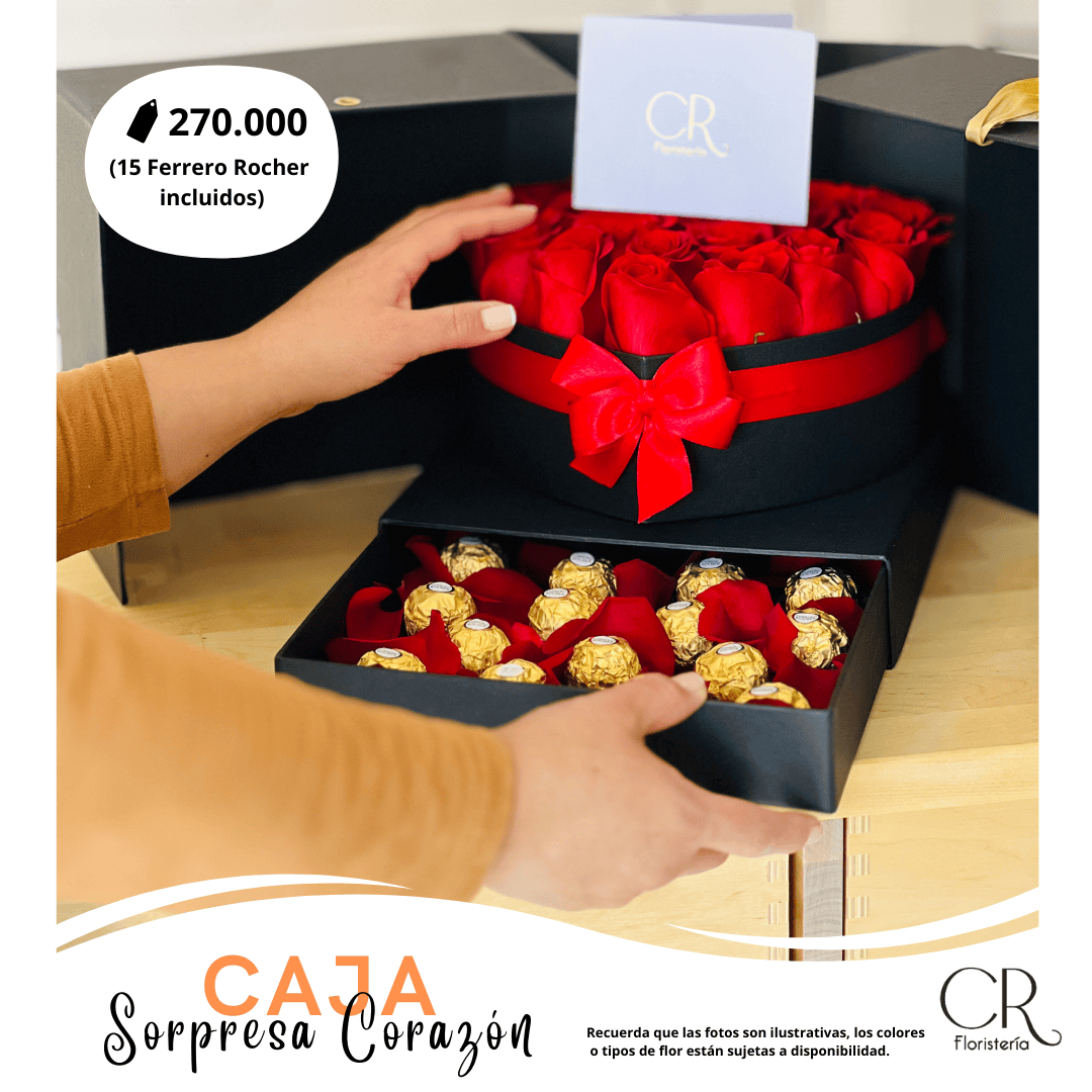Caja Corazón Sorpresa Deluxe