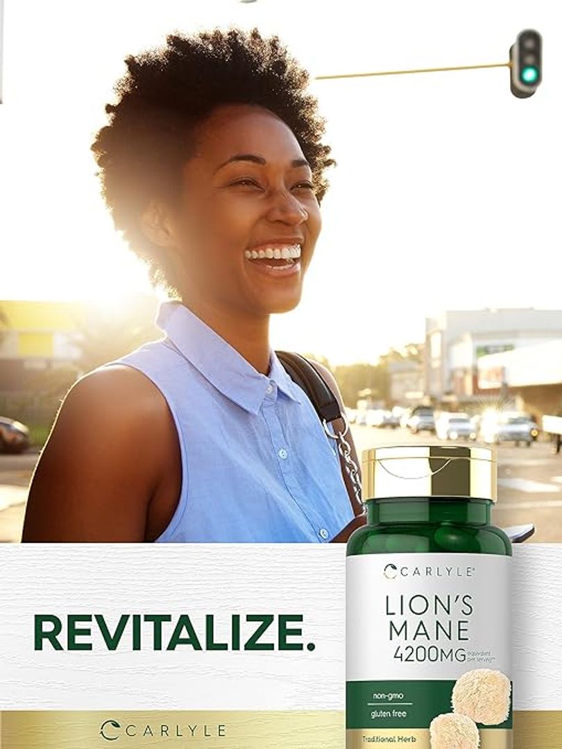 Melena de Leon 4200 mg 600 Capsulas CARLYLE