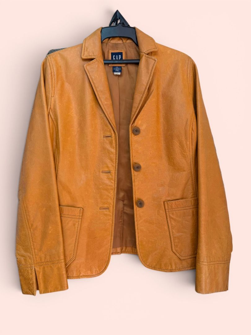 Chaqueta de Cuero Gap Talla M