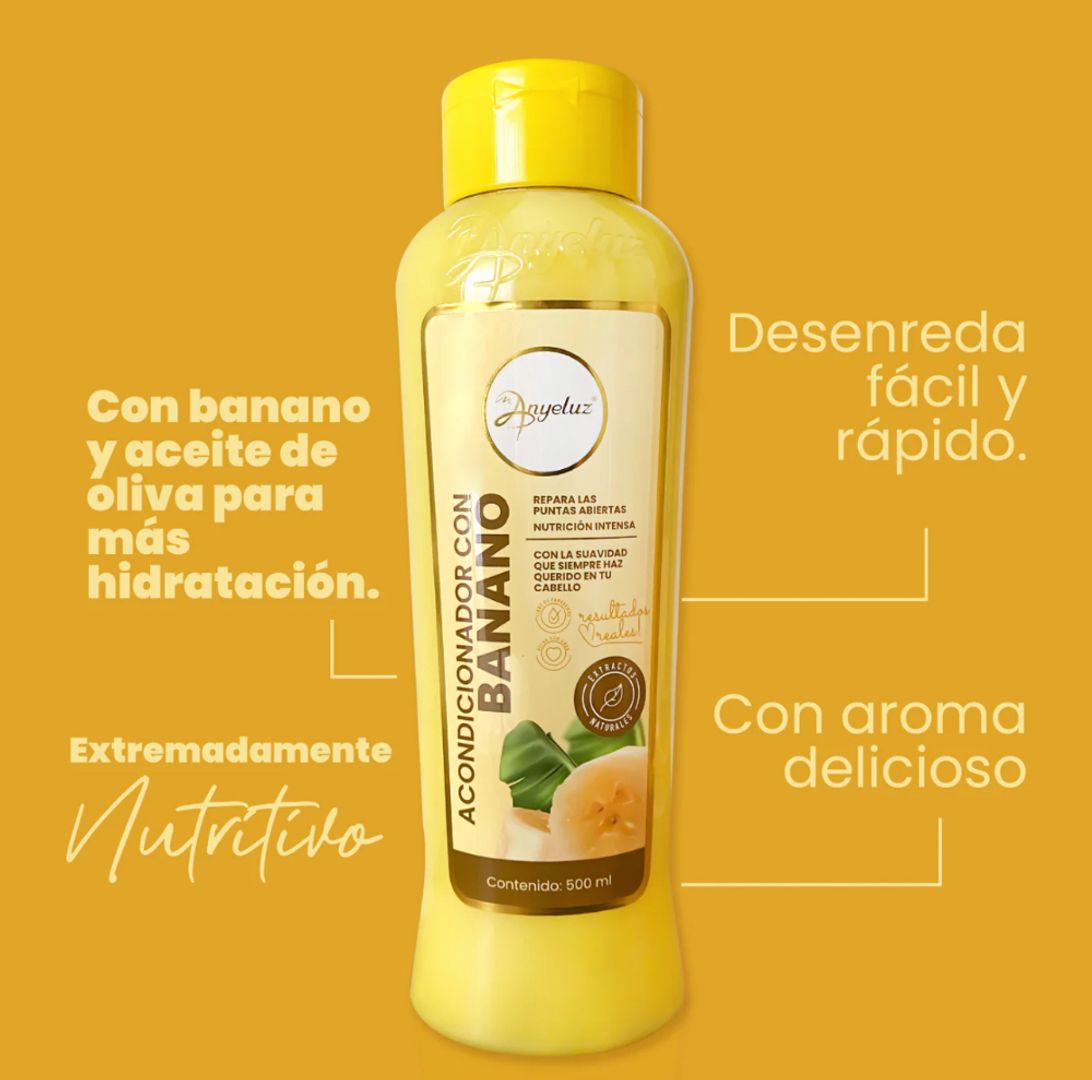 ACONDICIONADOR CON BANANO