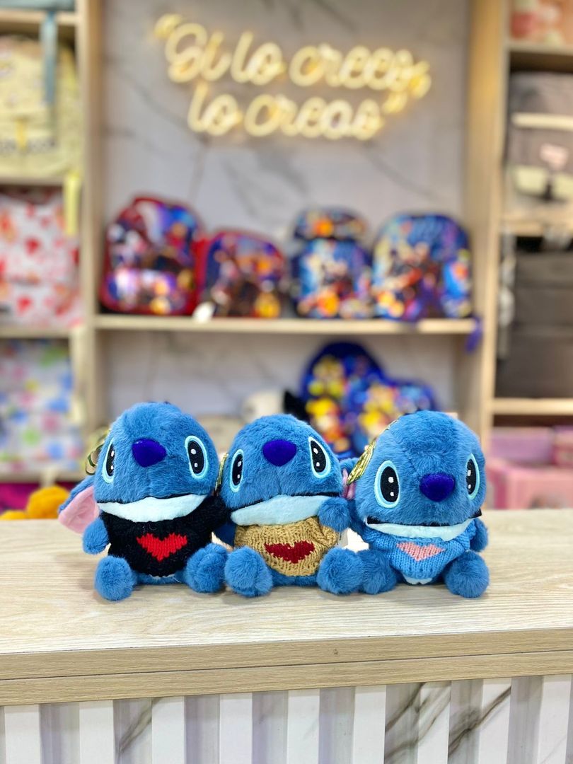 LLAVERO PELUCHE STITCH 15CM