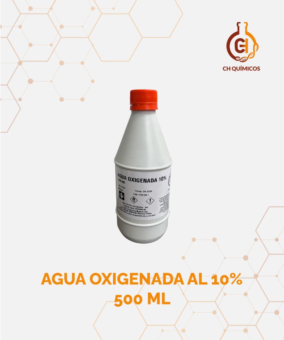 AGUA OXIGENADA AL 10% 500 ML