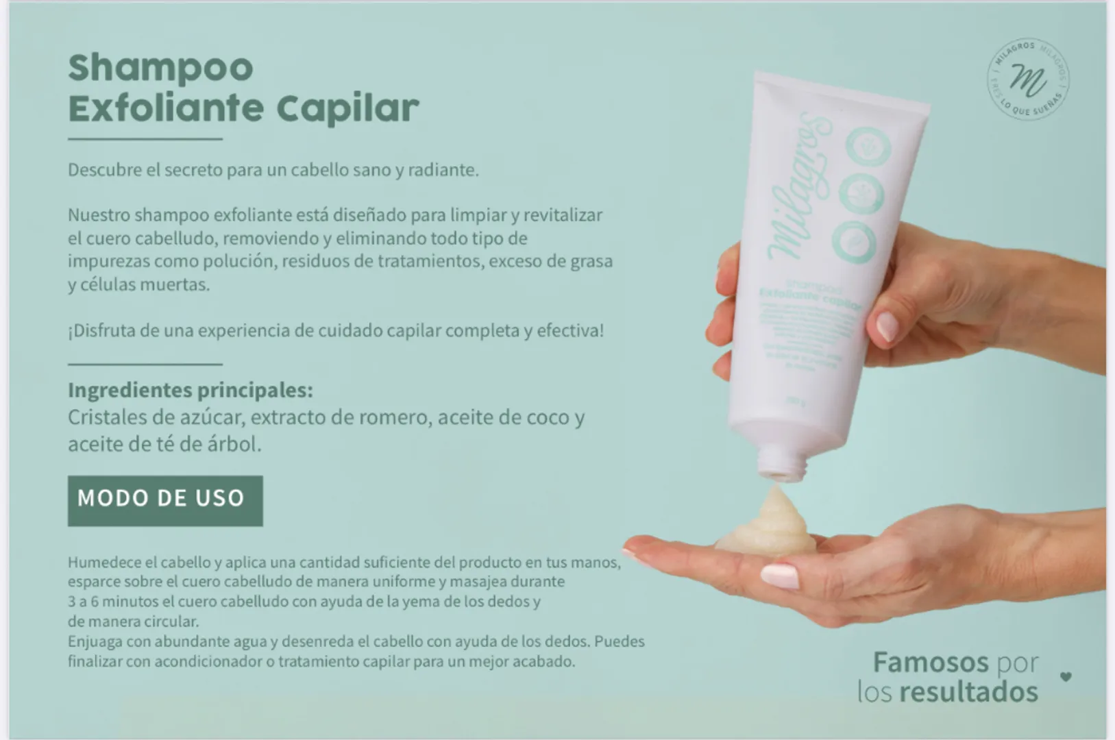 Shampoo exfoliante