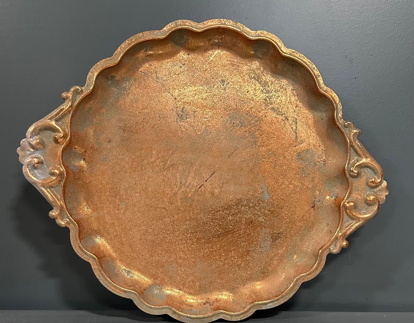 Charola de Metal Rose Gold