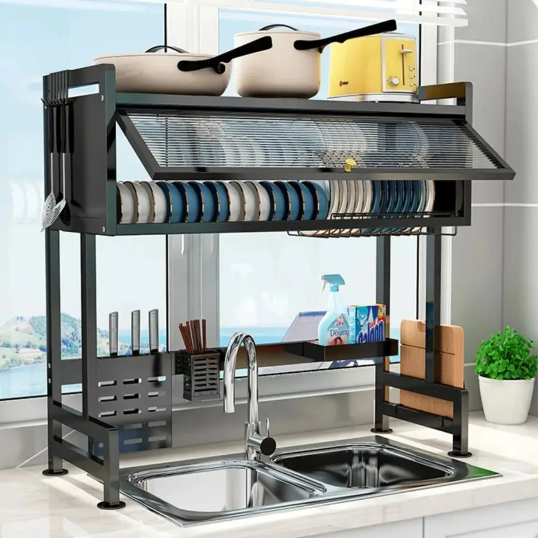 ESCURRIDOR DE PLATOS DE 85CM CON 1 GABINETE DE LUJO