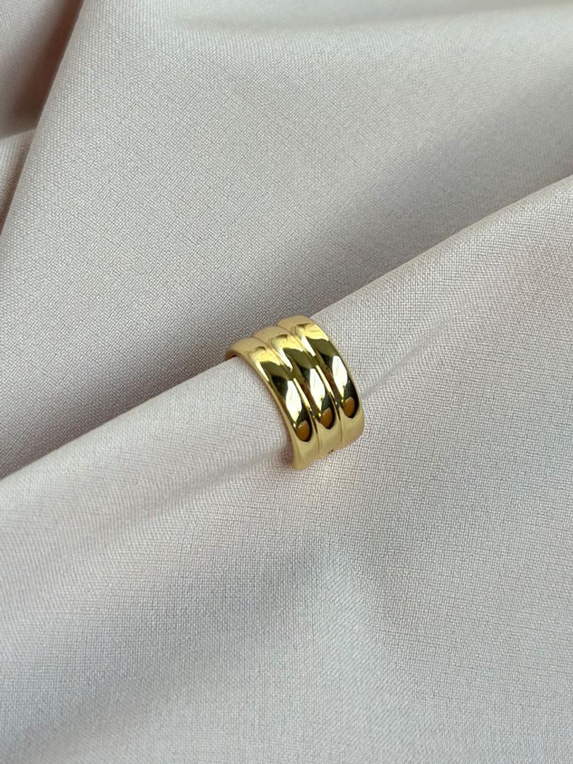 Earcuff triple línea 