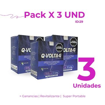 Imagen del producto Q VOLTA G X3 CAJAS 