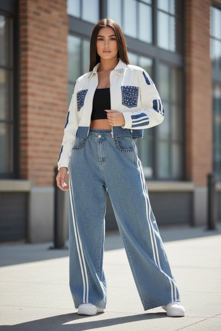 CONJUNTO TIPO ADIDAS WHT