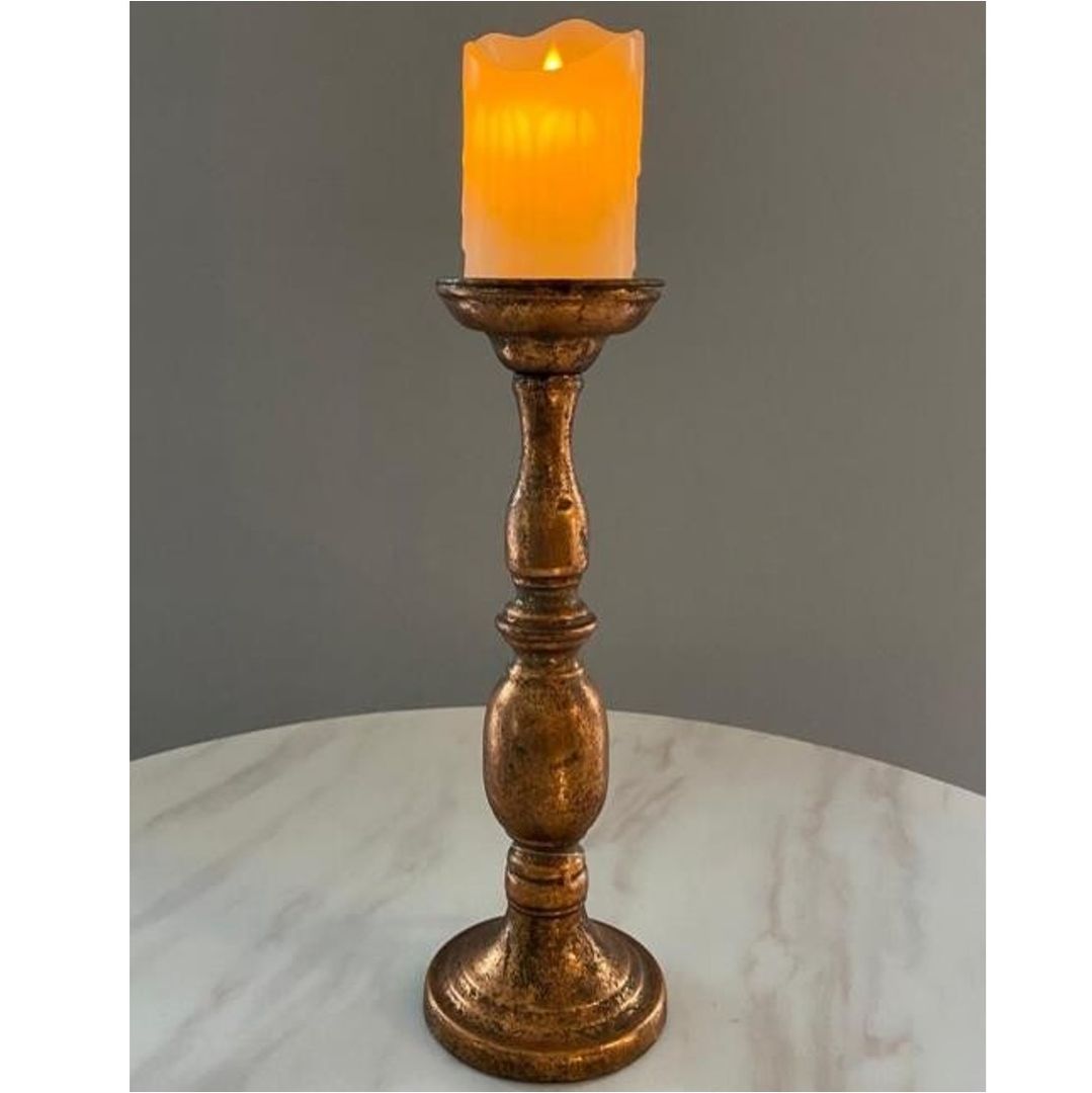 Porta Vela Rose Gold