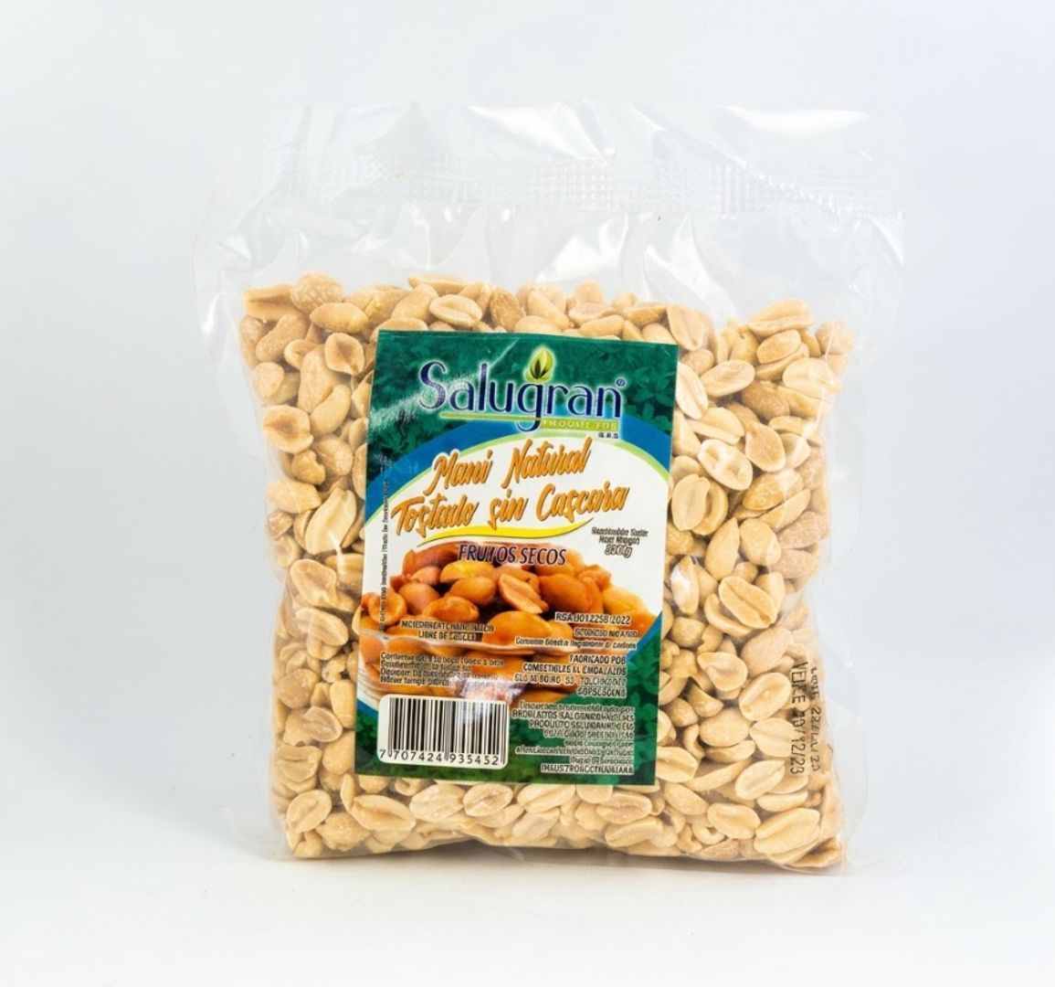 MANI TOSTADO X 250GR SALUGRAN
