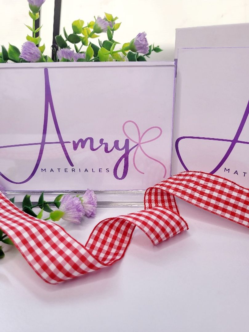 C.Tela 2.5cm Rojo Tipo Tela 