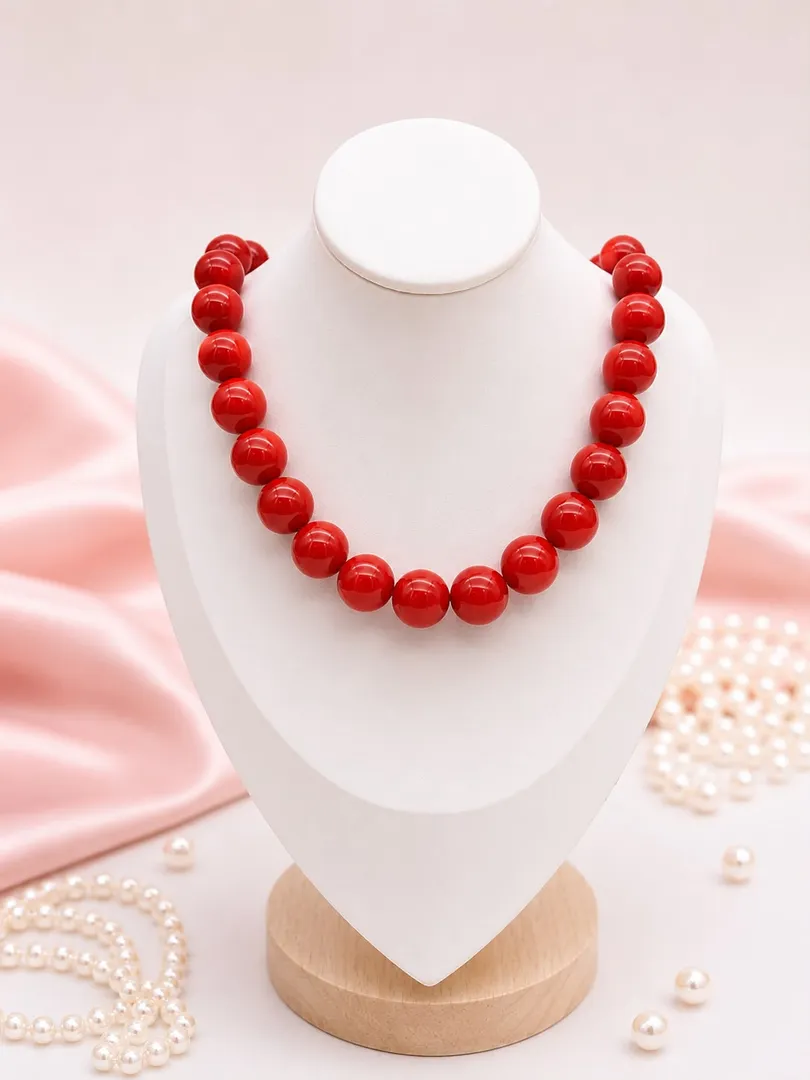 Collar Chicle Rojo claro  #16 – Sin dije