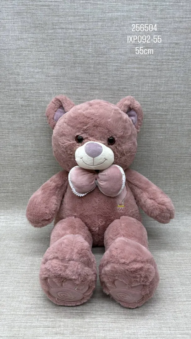 OSO PATAS LARGAS MOÑO GLOBO 55 CM