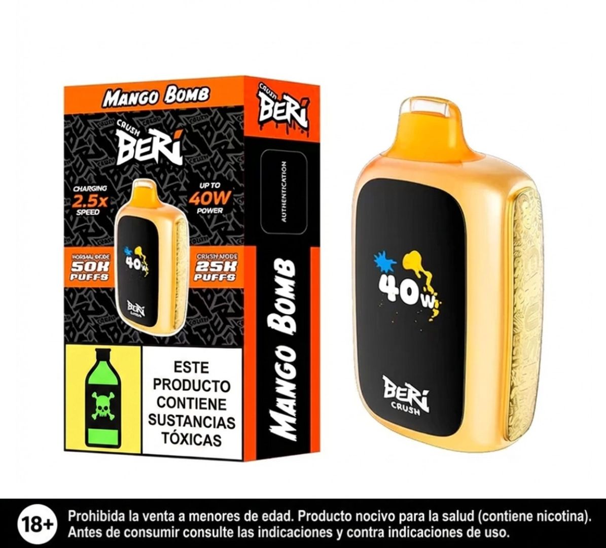 Beri Mango Bomb 50.000 Puffs
