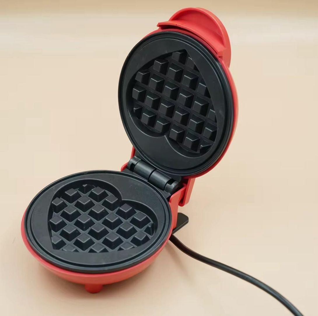 Mini wafflera corazón 