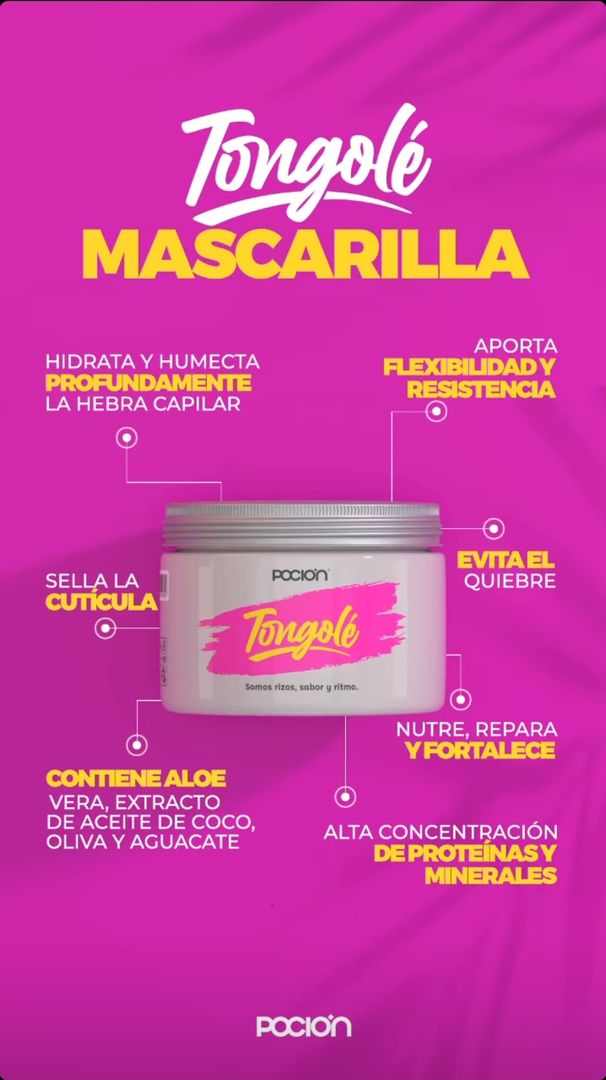 Mascarilla capilar tongole