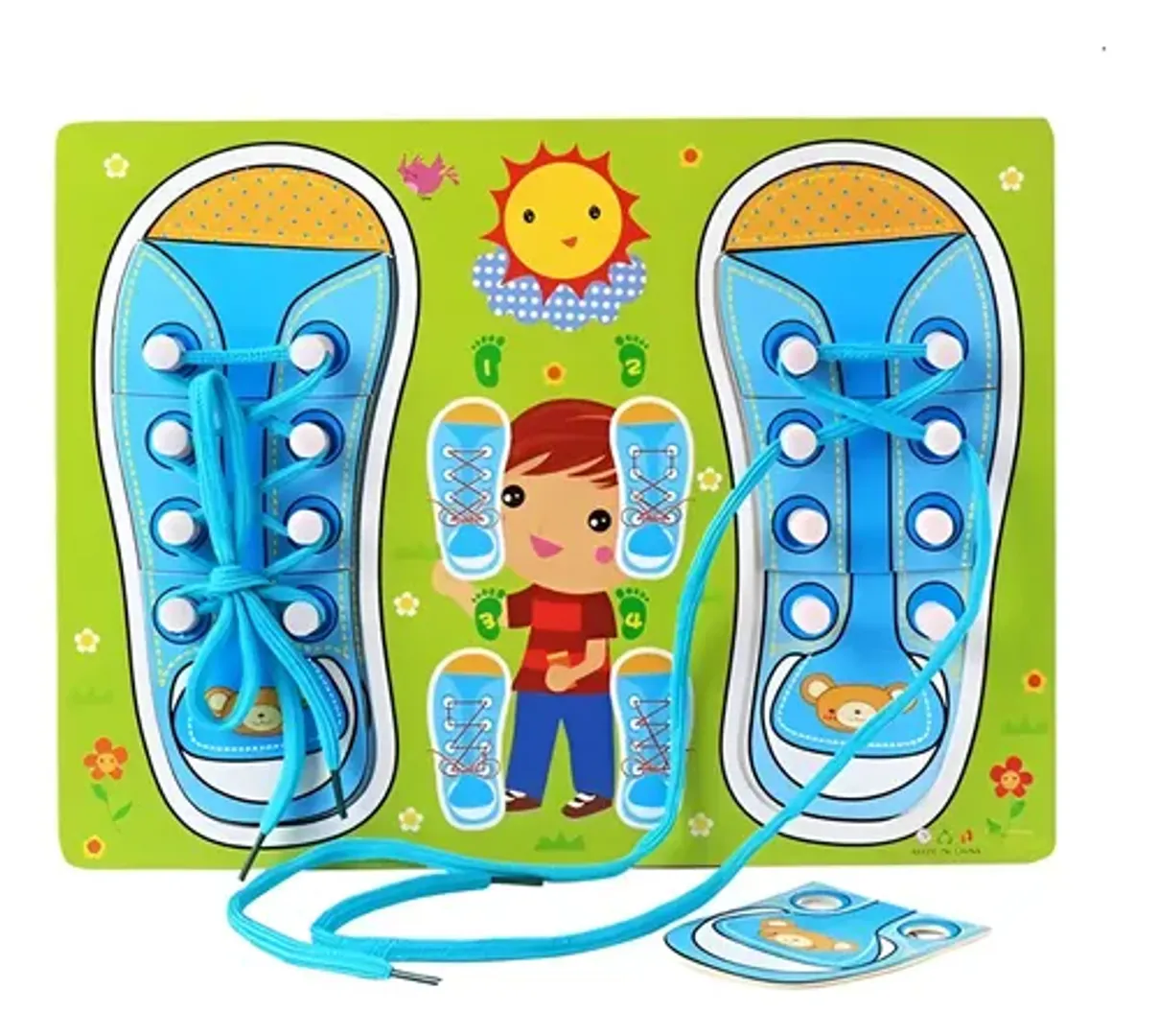 ZAPATO X2 ENHEBRAR ROSADO Y AZUL