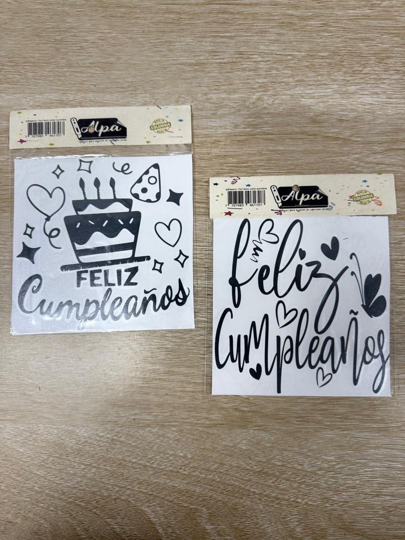 000 STICKER PEQUEÑO "FELIZ CUMPLEAÑOS"