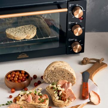HORNO TOSTADOR ELECTRICO COBRE HOME ELEMENTS  - imagen 1