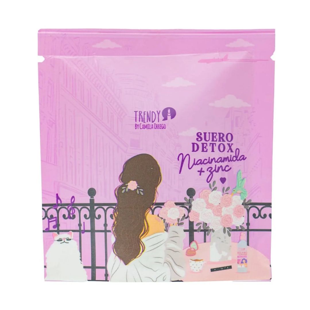 SACHET SUERO DETOX NIACINAMIDA + ZINC 30 ML TRENDY