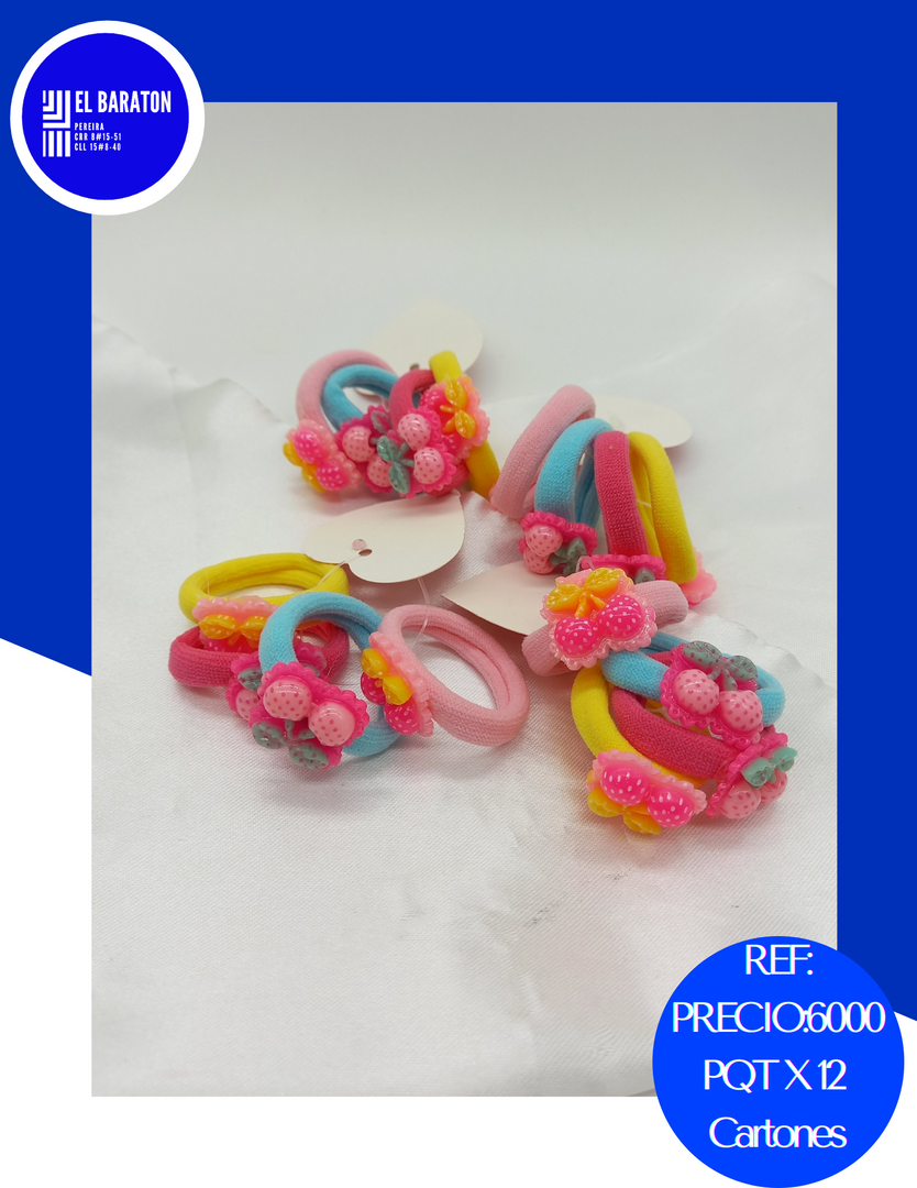 Paquete de resoretes para bebe 