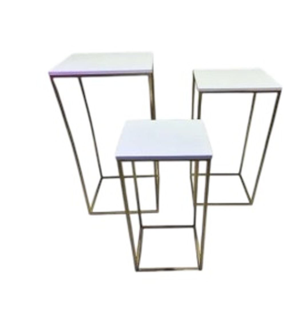 JUEGO DE MESA CUADRADA X3