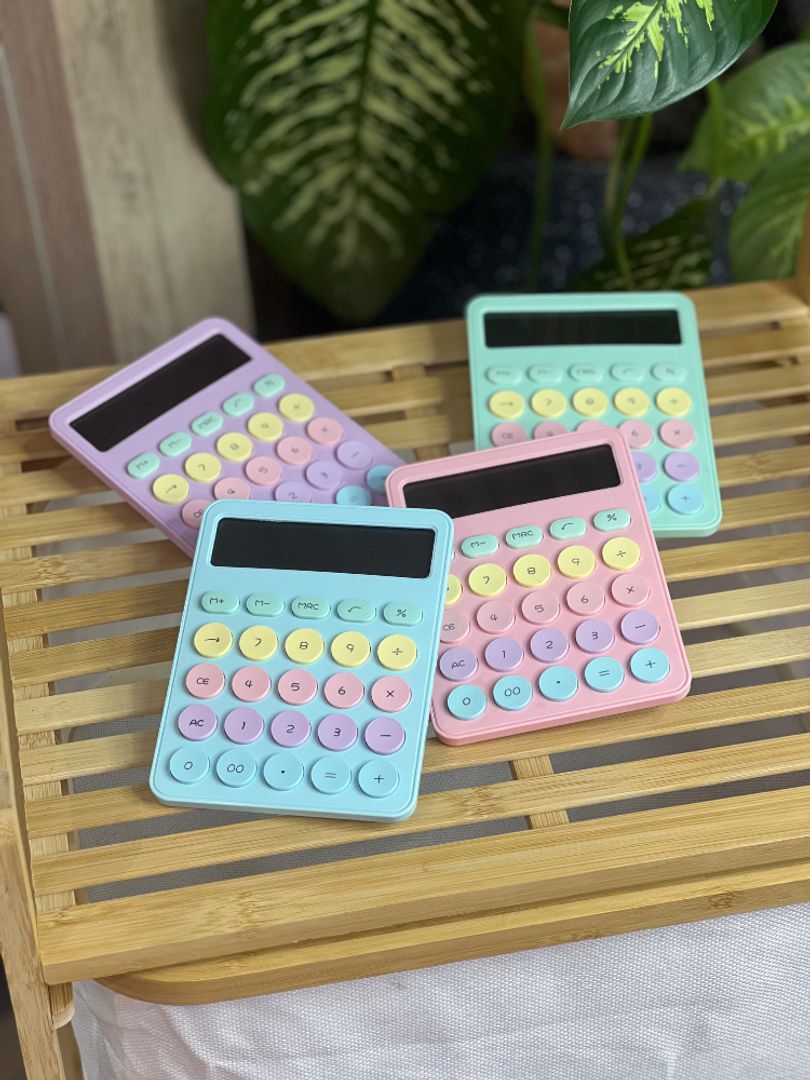 Calculadora tonos pastel 
