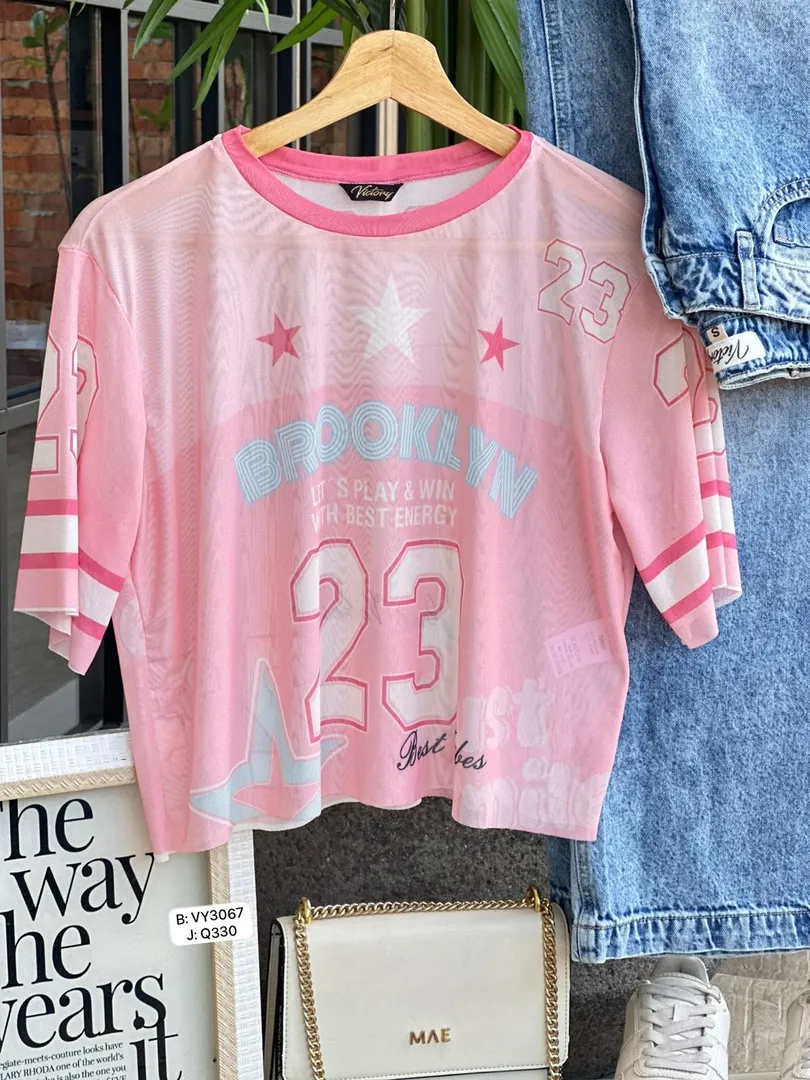 BLUSA CORTA MAYATEX ESTAMPADO BROKLYN VY3067