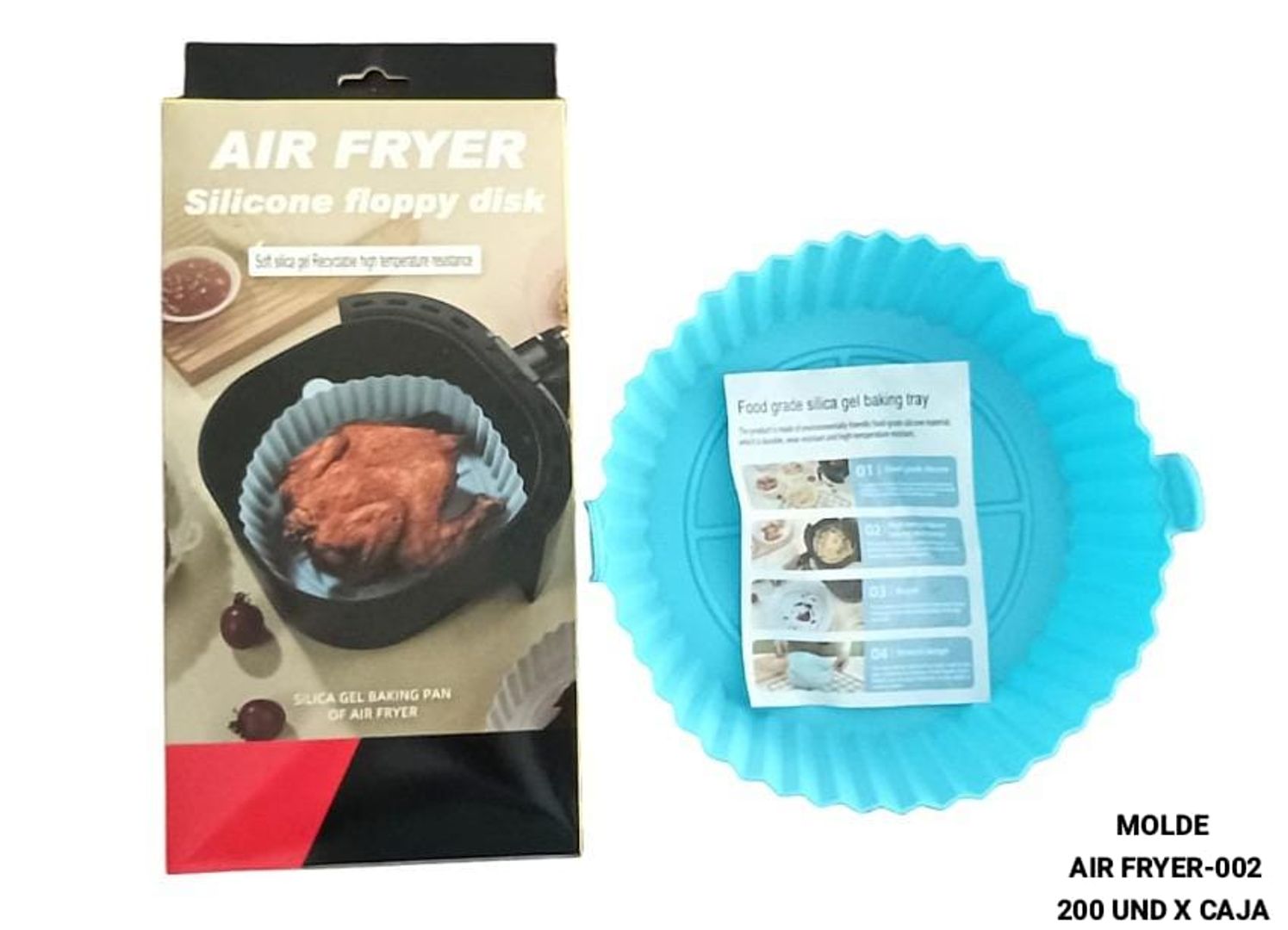 MOLDE AIR FRYER SILICONA 
