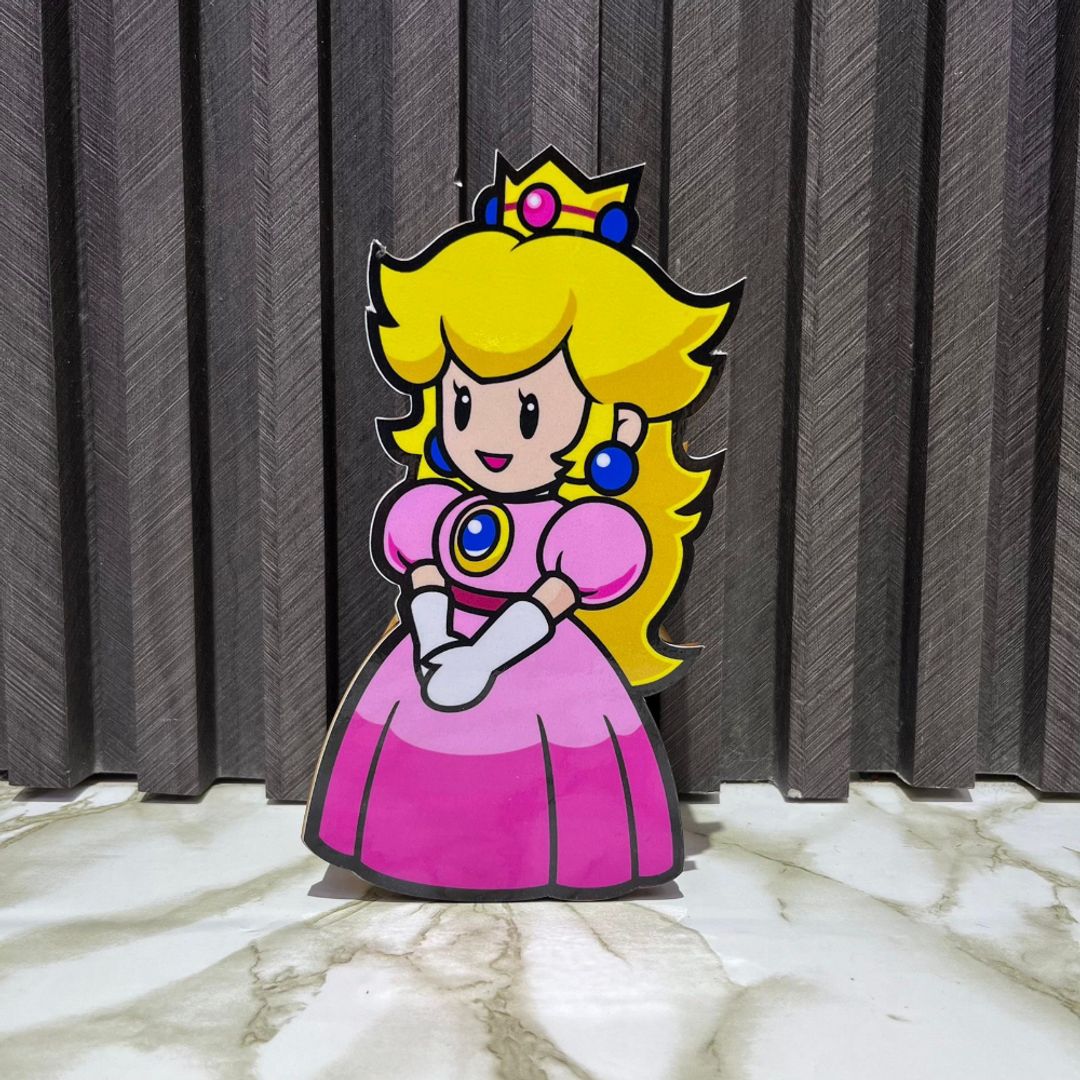 CAJA PRINCESA PEACH MDF  18x9x6 CM
