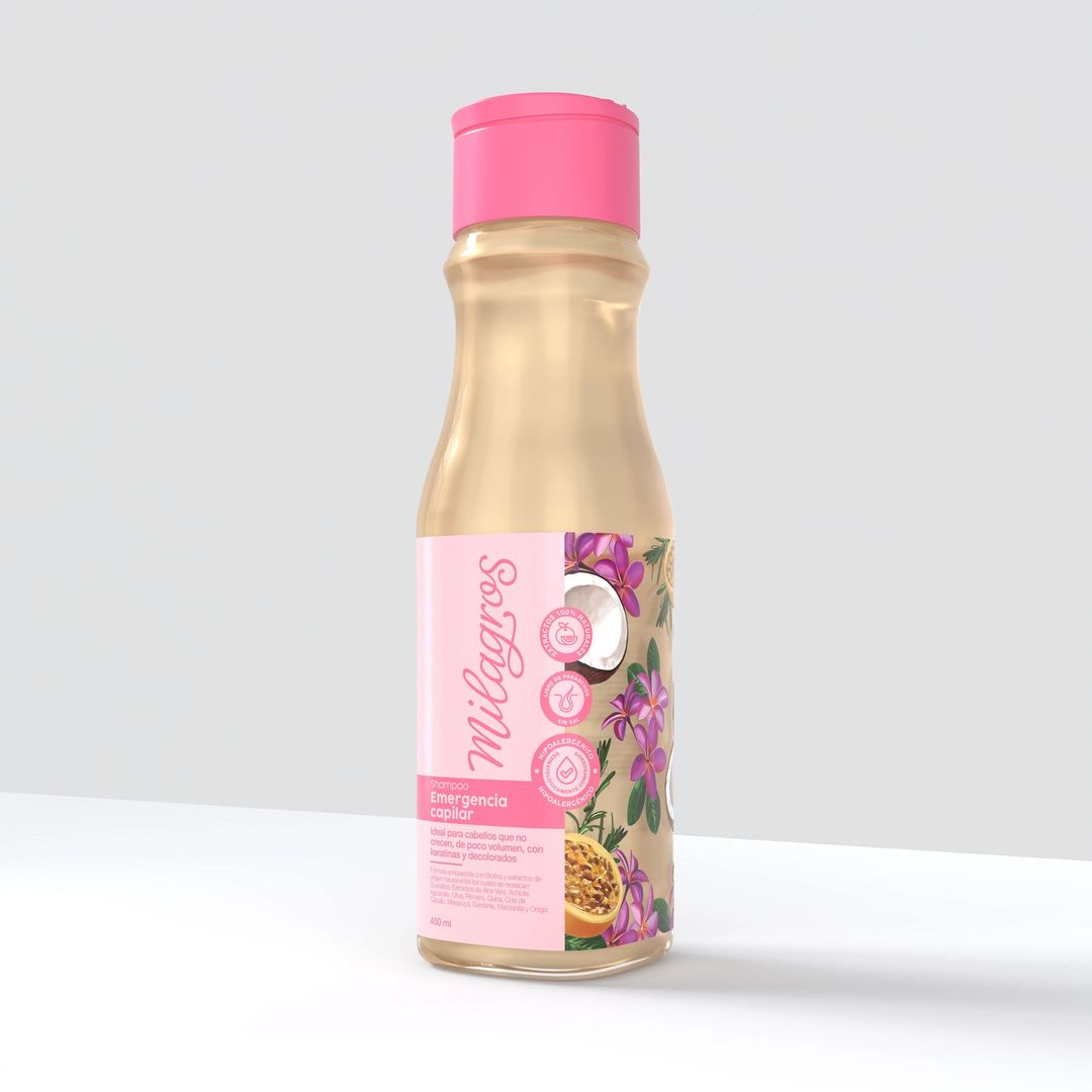 Shampoo Emergencia Capilar 450ml Milagros